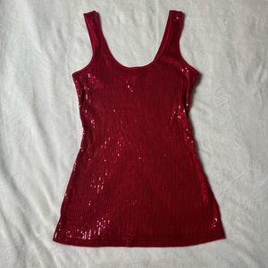 BLING! Red Tank Top
